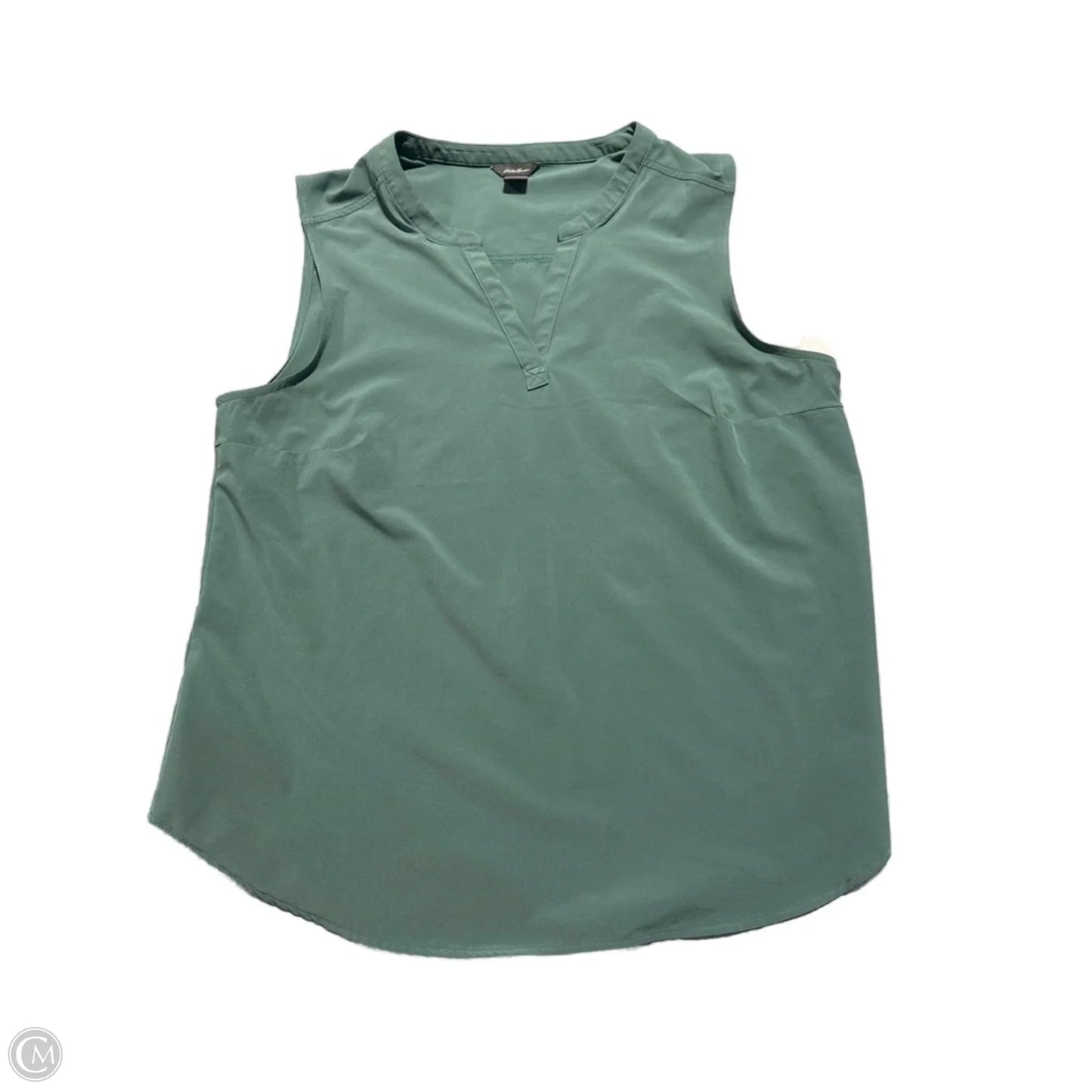 Athletic Tank Top By Eddie Bauer In Green, Size: M