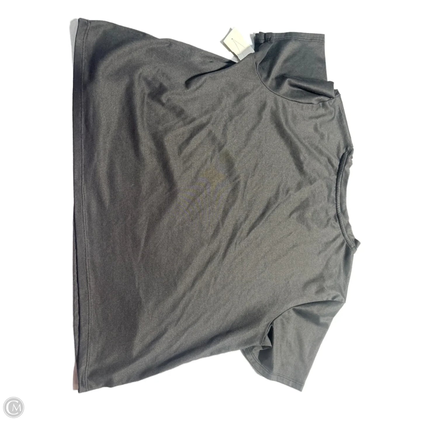 Athletic Top Short Sleeve By Puma In Black, Size: L