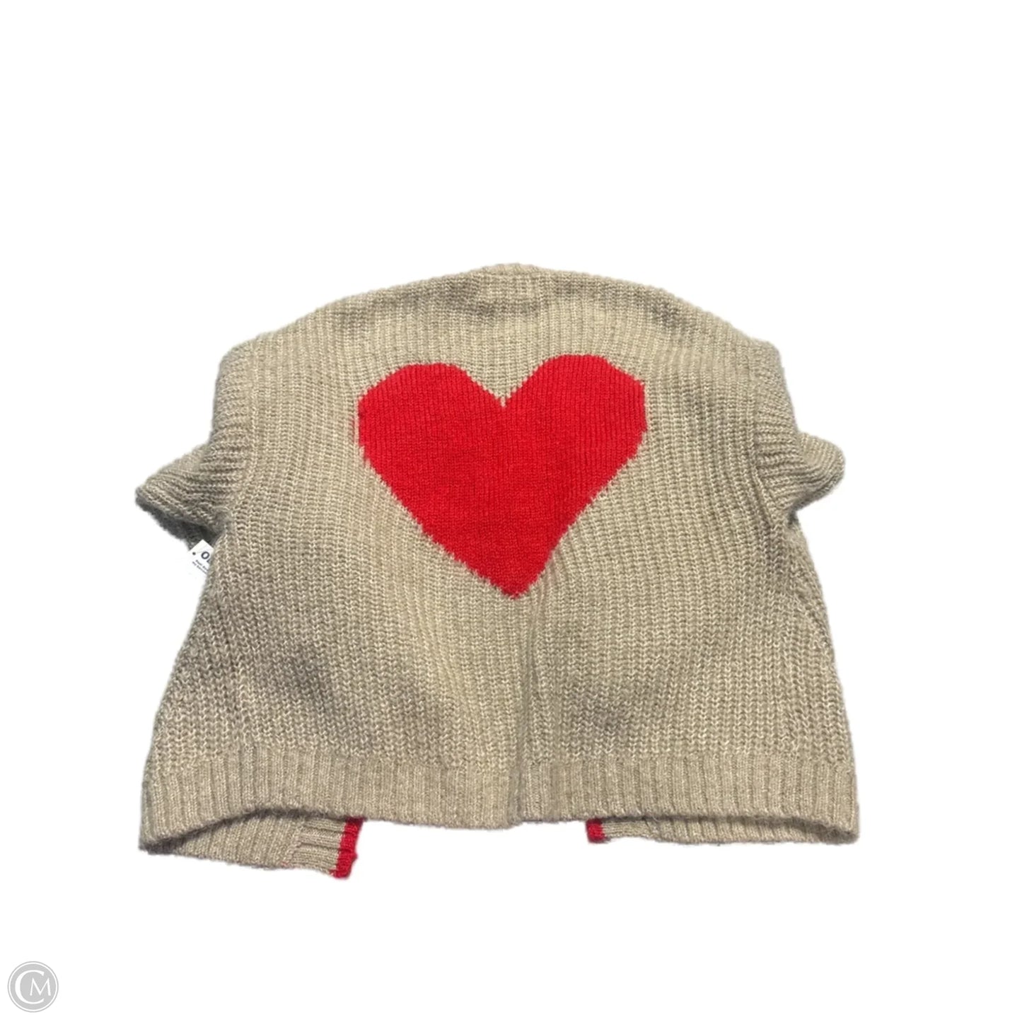 Cardigan By Old Navy In Red & Tan, Size: Xs