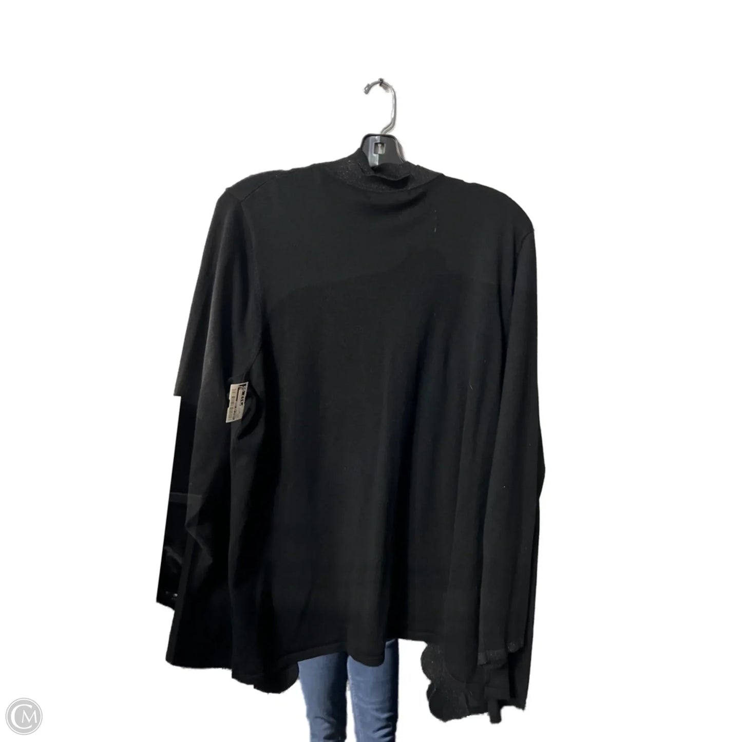 Cardigan By Cable And Gauge In Black, Size: 3x