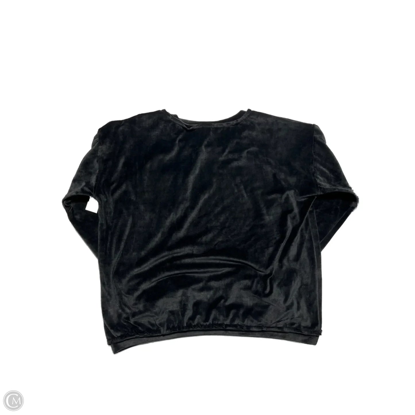 Top Long Sleeve By Pol In Black, Size: M