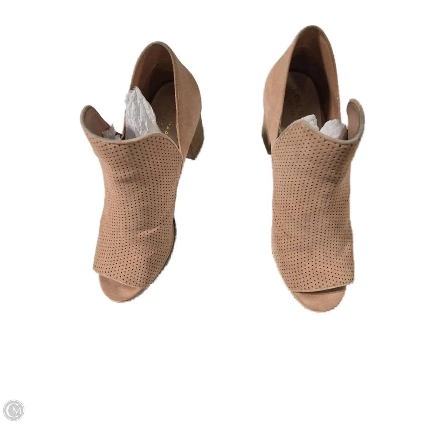 Shoes Heels Wedge By Cole-haan In Tan, Size: 9