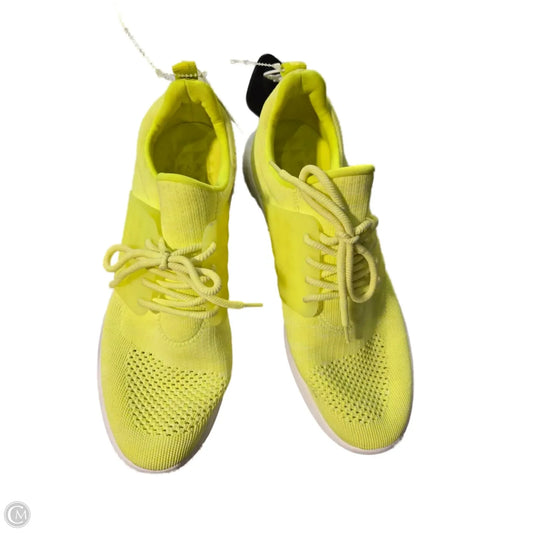 Shoes Sneakers By Aldo In Yellow, Size: 10