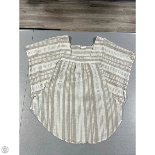 Top Short Sleeve By Beachlunchlounge In Striped Pattern, Size: Xs