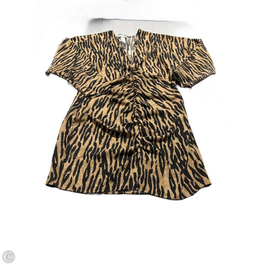 Dress Casual Short By H&m In Animal Print, Size: L
