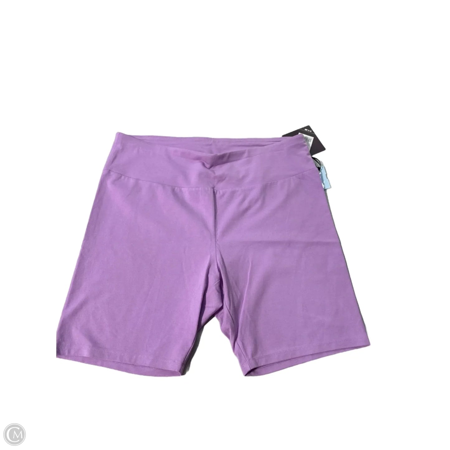 Athletic Shorts By Ava & Viv In Purple, Size: 1x