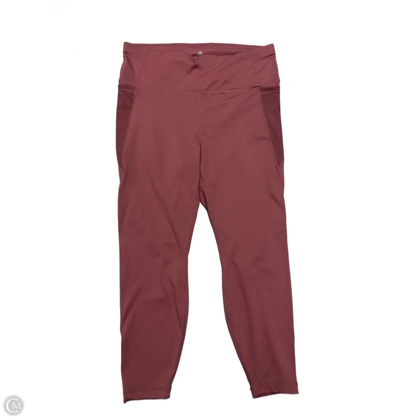 Athletic Leggings By 90 Degrees By Reflex In Brown, Size: 1x