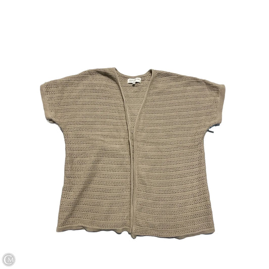 Sweater Short Sleeve By Jones New York In Tan, Size: 1x
