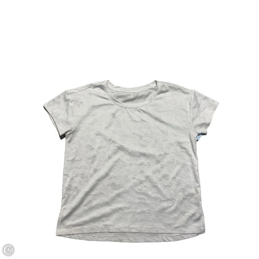 Athletic Top Short Sleeve By Rbx In White, Size: S