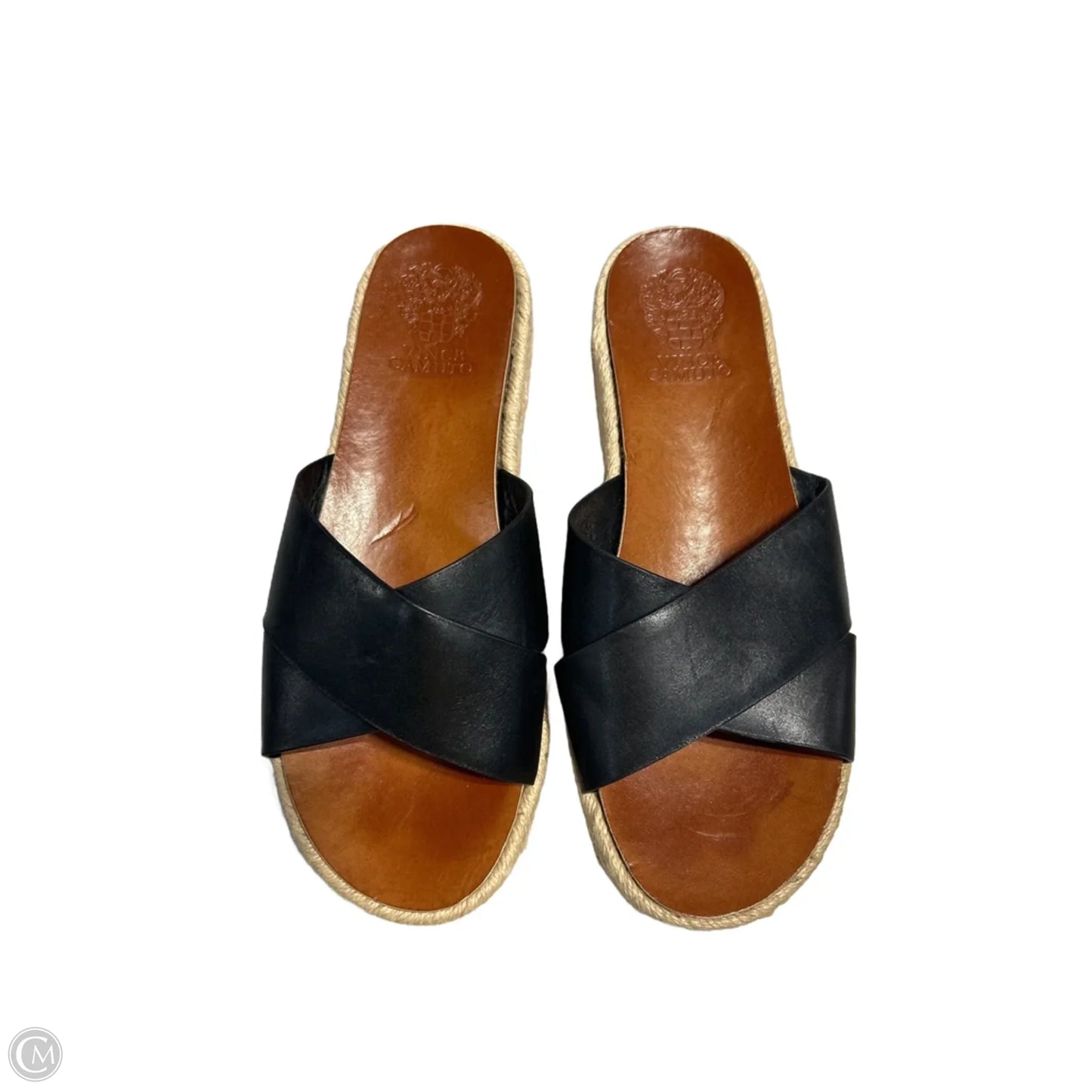 Sandals Flats By Vince Camuto In Black, Size: 8.5