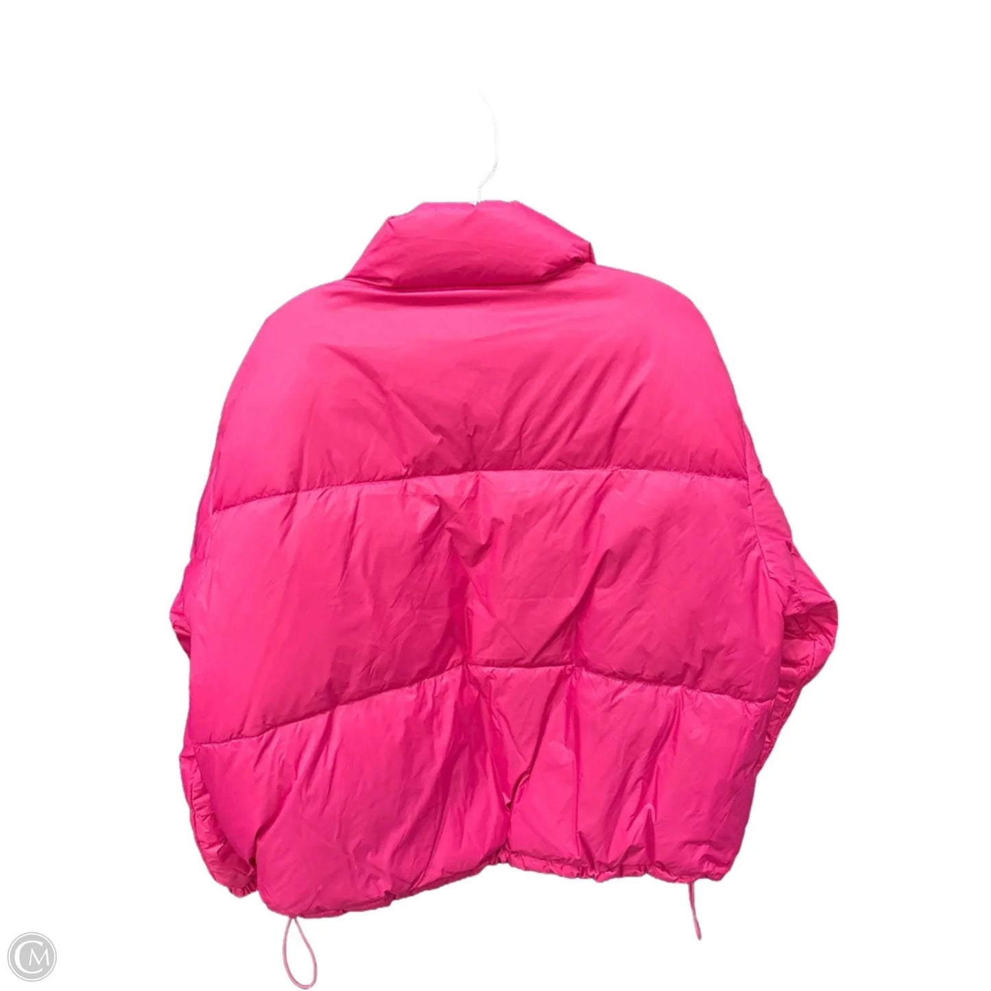 Coat Puffer & Quilted By Karen Kane In Pink, Size: L