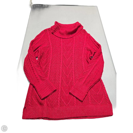 Sweater By Cj Banks In Red, Size: 1x