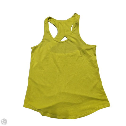 Athletic Tank Top By Zyia In Yellow, Size: S