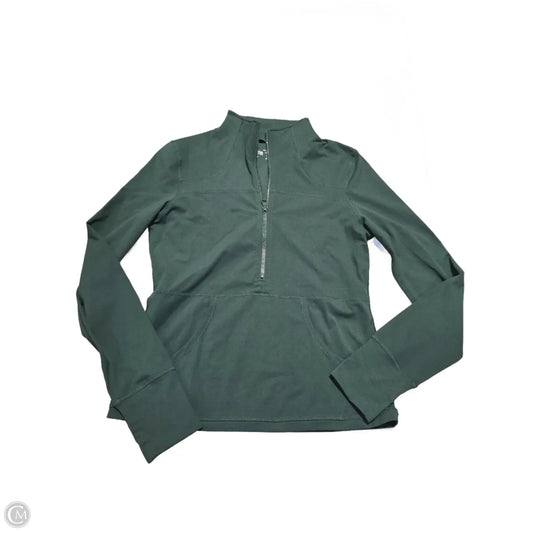 Athletic Top Long Sleeve Collar By Zyia In Green, Size: Xl