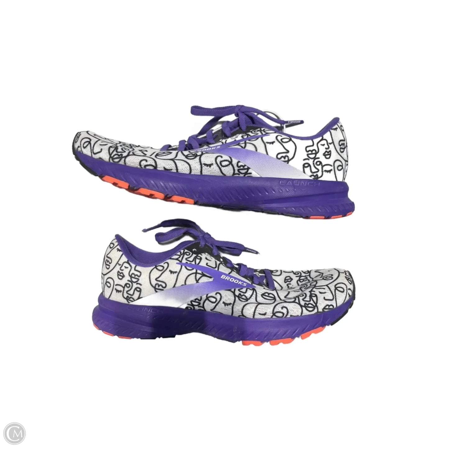 Shoes Athletic By Brooks In Purple, Size: 8