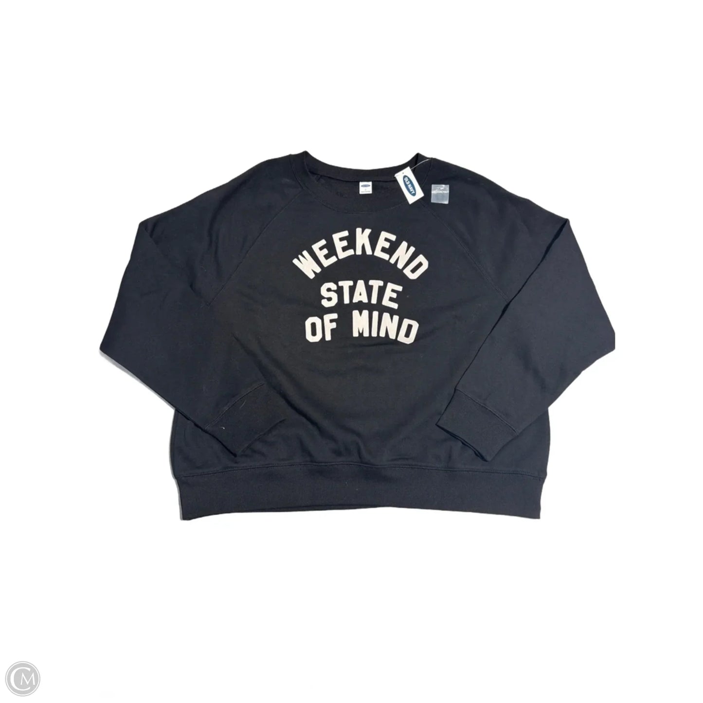 Top Long Sleeve By Old Navy In Black, Size: L