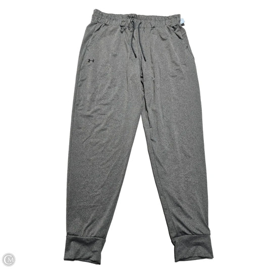 Athletic Pants By Under Armour In Grey, Size: M