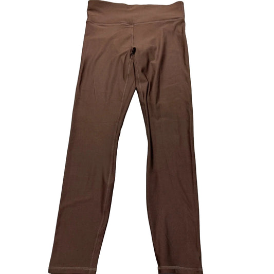 Athletic Leggings By Fabletics In Brown, Size: L