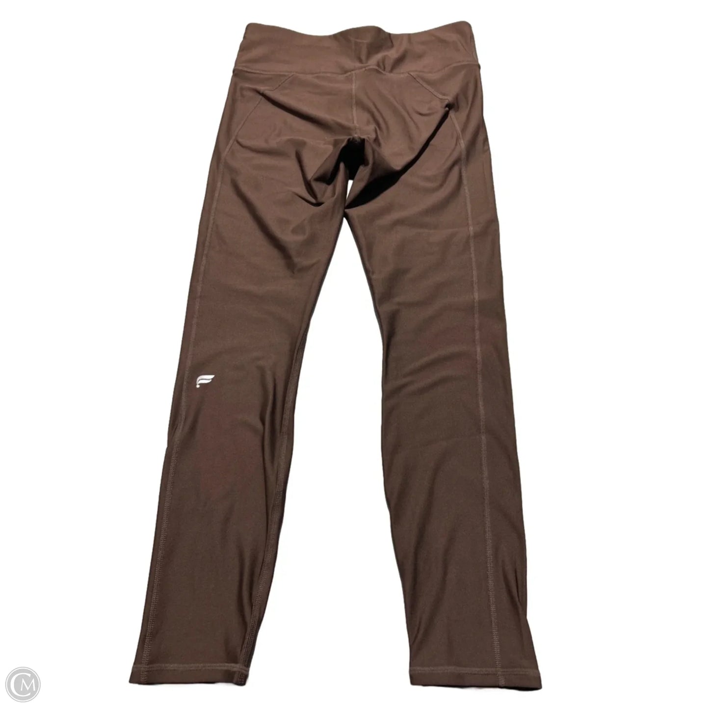 Athletic Leggings By Fabletics In Brown, Size: L