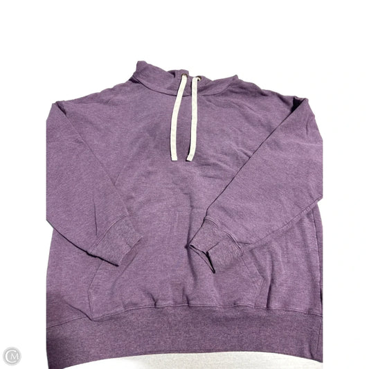 Sweatshirt Hoodie By Buffalo David Bitton In Purple, Size: M