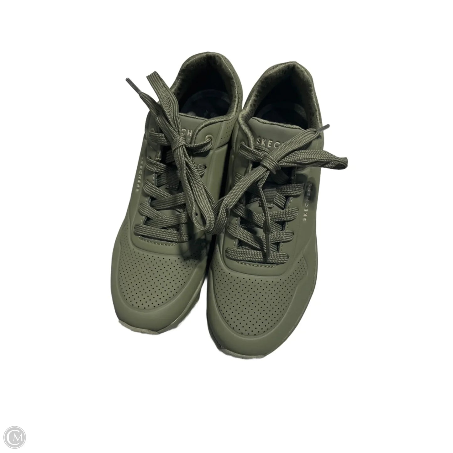 Shoes Sneakers By Skechers In Green, Size: 7.5