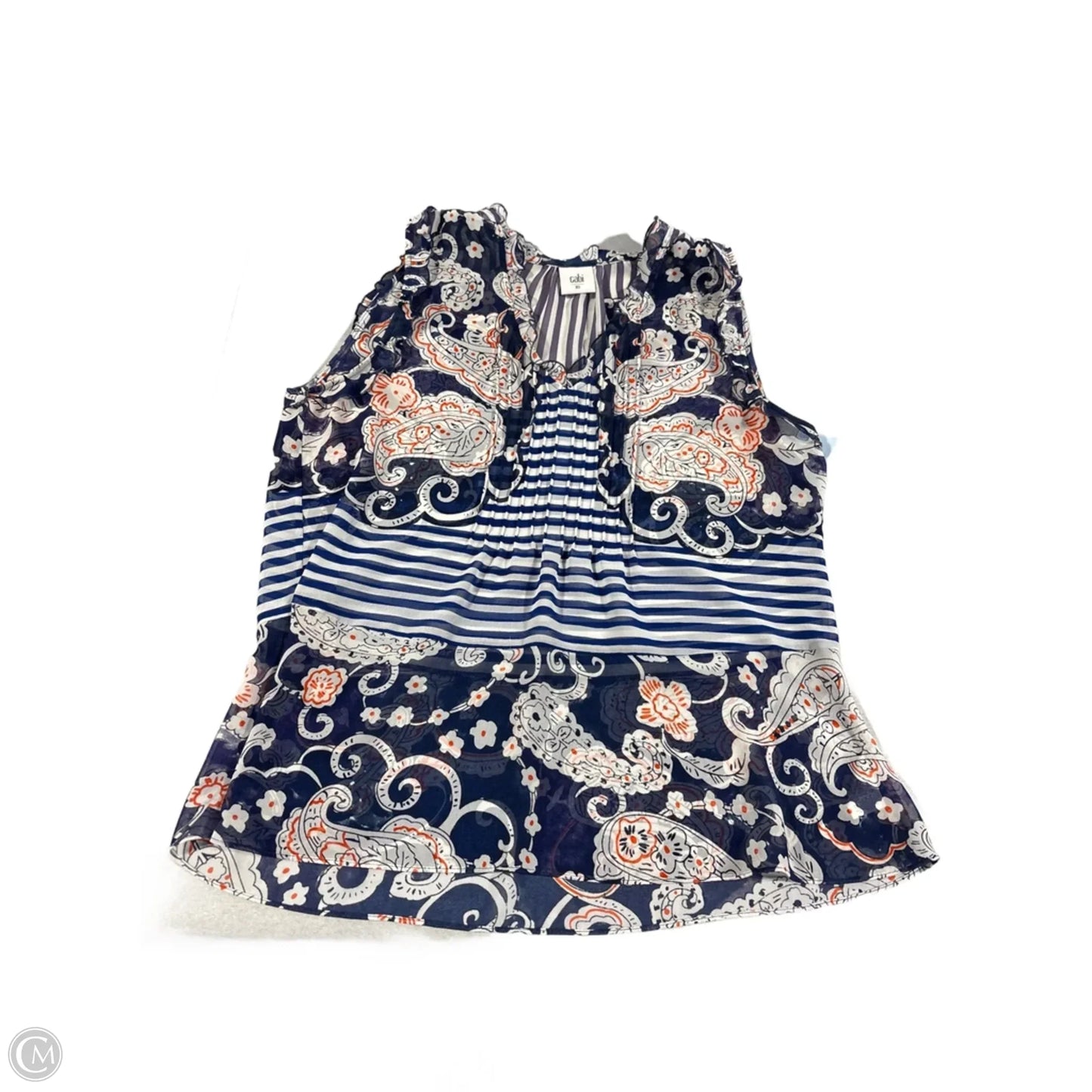 Tank Top By Cabi In Blue, Size: Xs