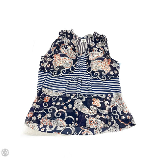 Tank Top By Cabi In Blue, Size: Xs
