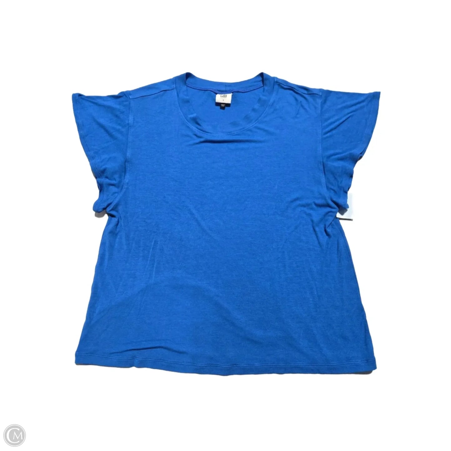 Top Short Sleeve By Cabi In Blue, Size: S