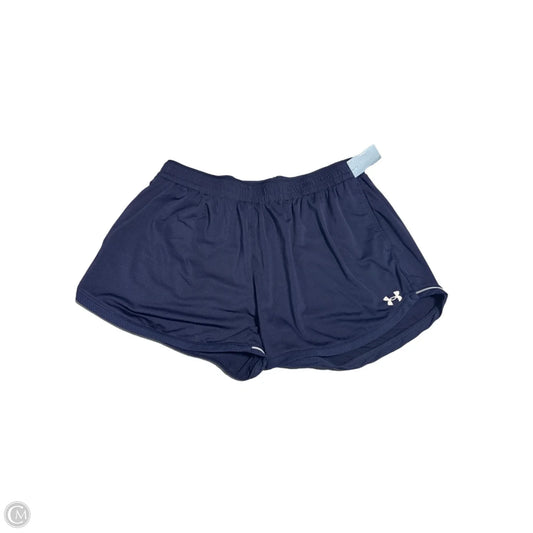 Athletic Shorts By Under Armour In Navy, Size: L