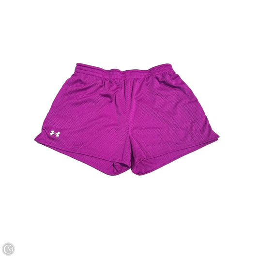 Athletic Shorts By Under Armour In Pink, Size: L