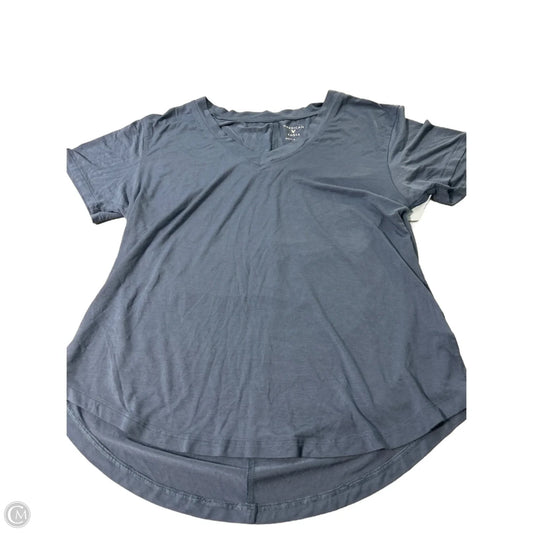 Top Short Sleeve By American Eagle In Blue, Size: M