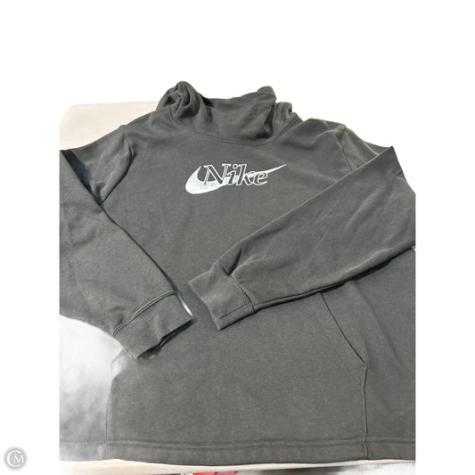 Sweatshirt Hoodie By Nike In Black, Size: 1x