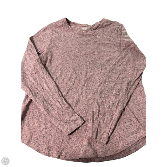 Top Long Sleeve By Old Navy In Pink, Size: M