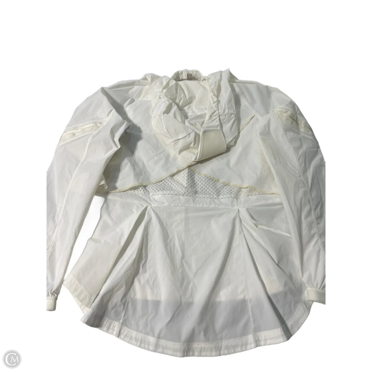 Athletic Jacket By Athleta In White, Size: M