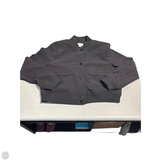 Jacket Fleece By Nine West In Black, Size: M
