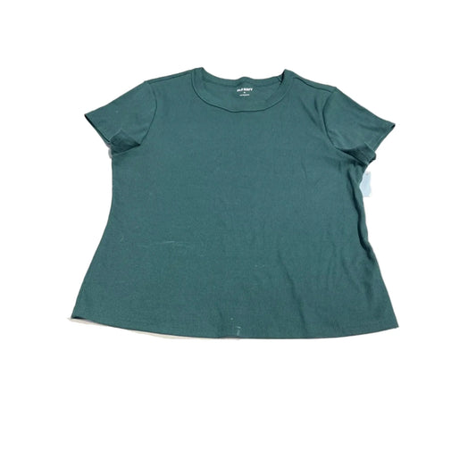 Top Short Sleeve By Old Navy In Green, Size: Xl