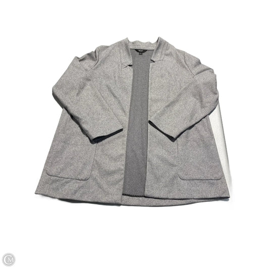 Blazer Designer By Vera Wang In Grey, Size: L