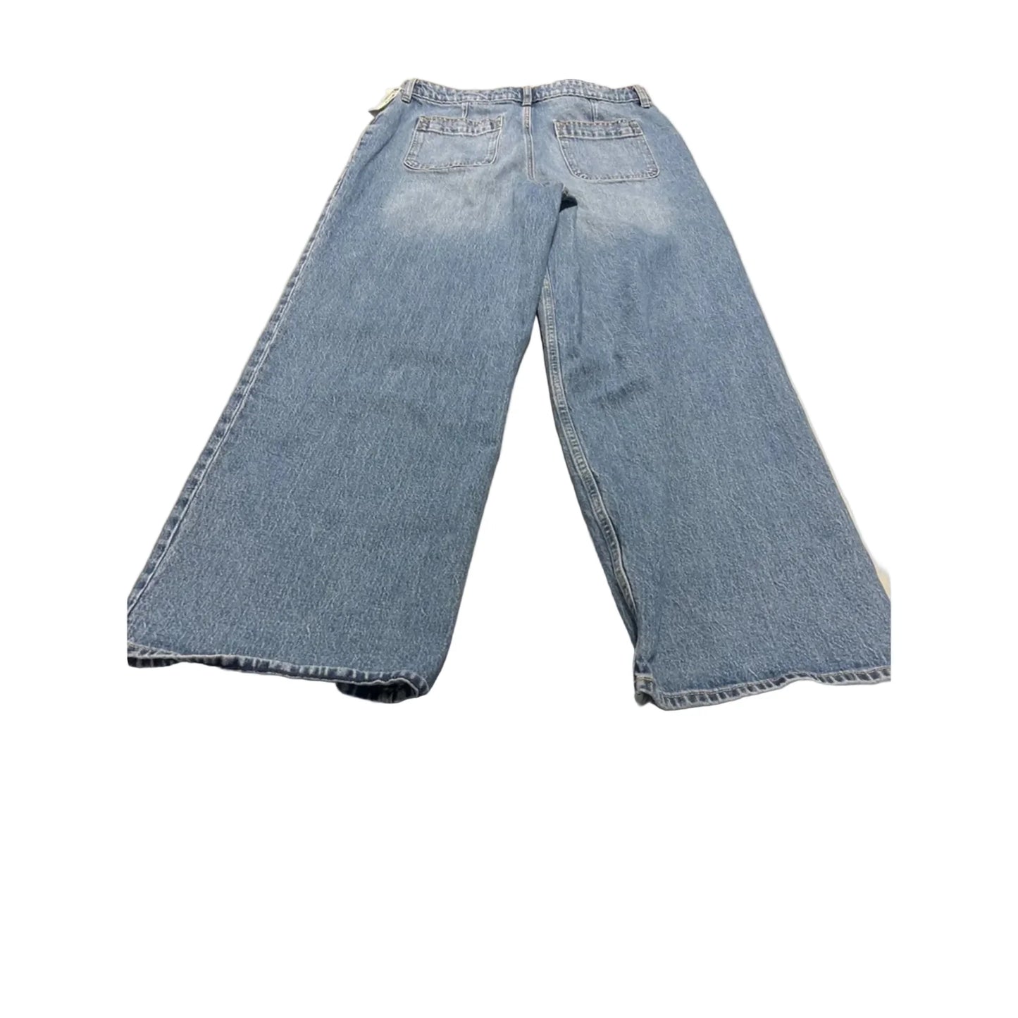 Jeans Wide Leg By Free Assembly In Blue Denim, Size: 14