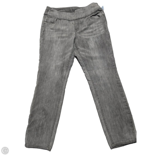 Jeans Straight By Jag In Grey, Size: 12
