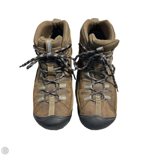Boots Combat By Keen In Brown, Size: 9.5