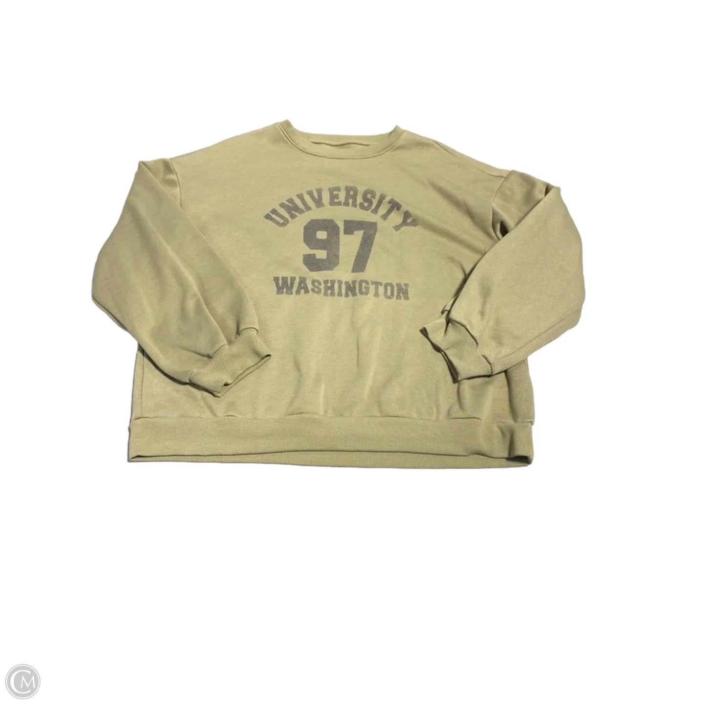 Top Long Sleeve By Dazy In Green, Size: L