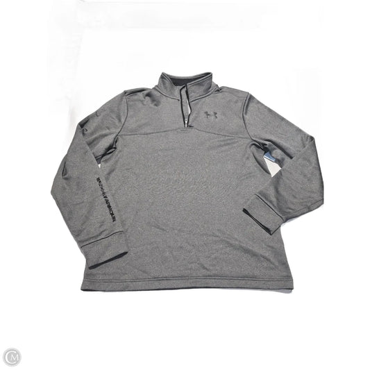 Athletic Jacket By Under Armour In Grey, Size: S