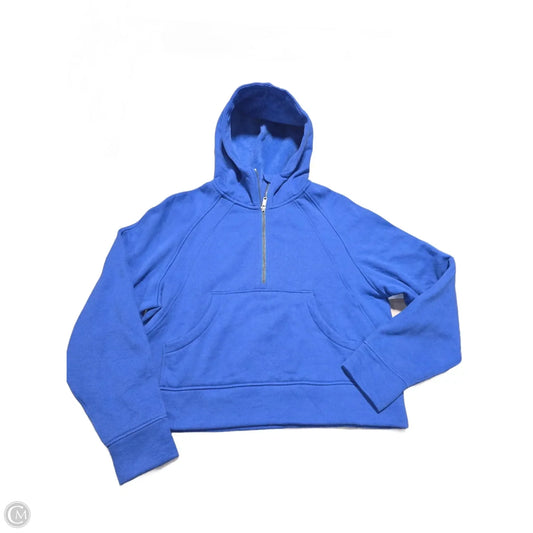 Top Long Sleeve By Cmc In Blue, Size: L