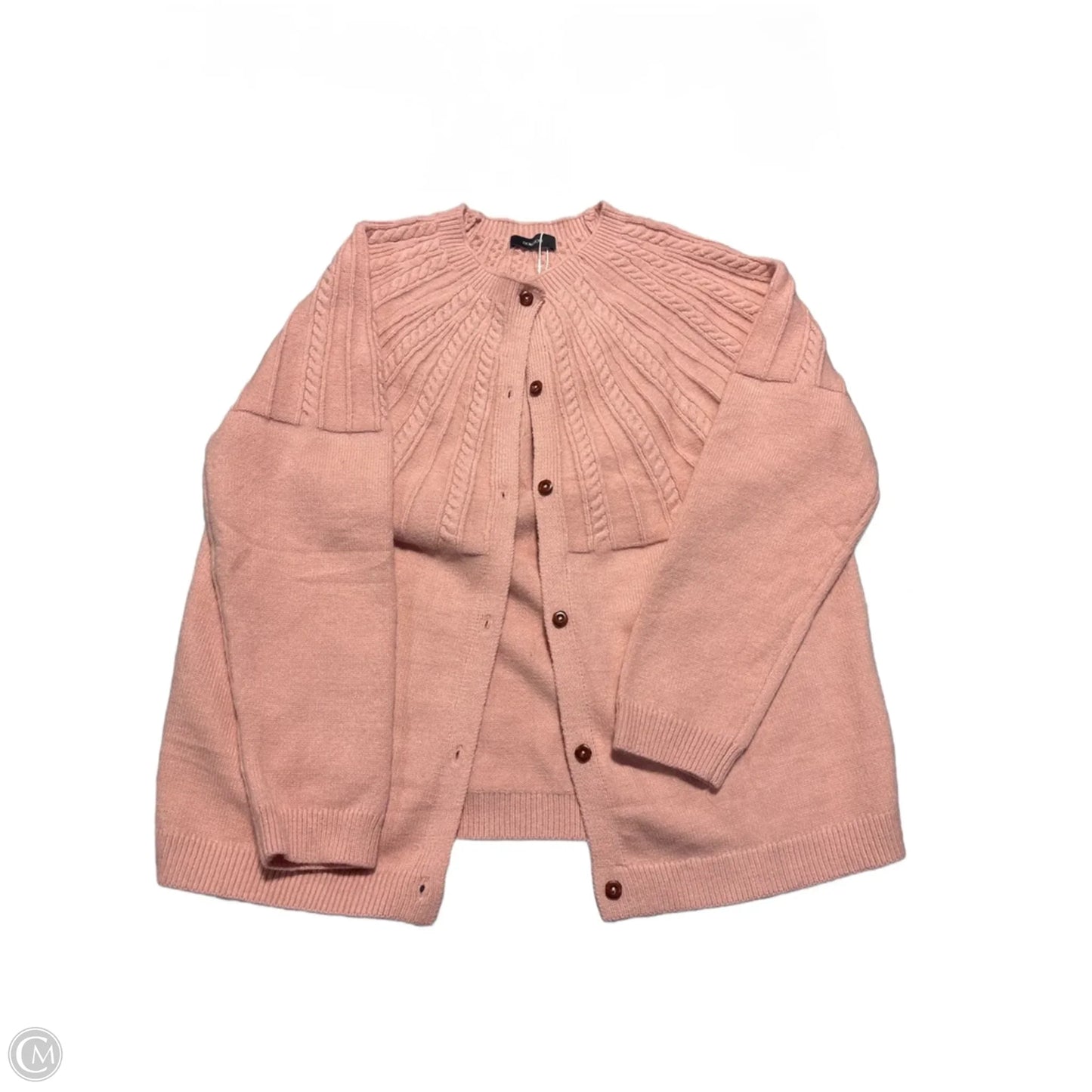 Cardigan By Cmc In Pink, Size: Xl