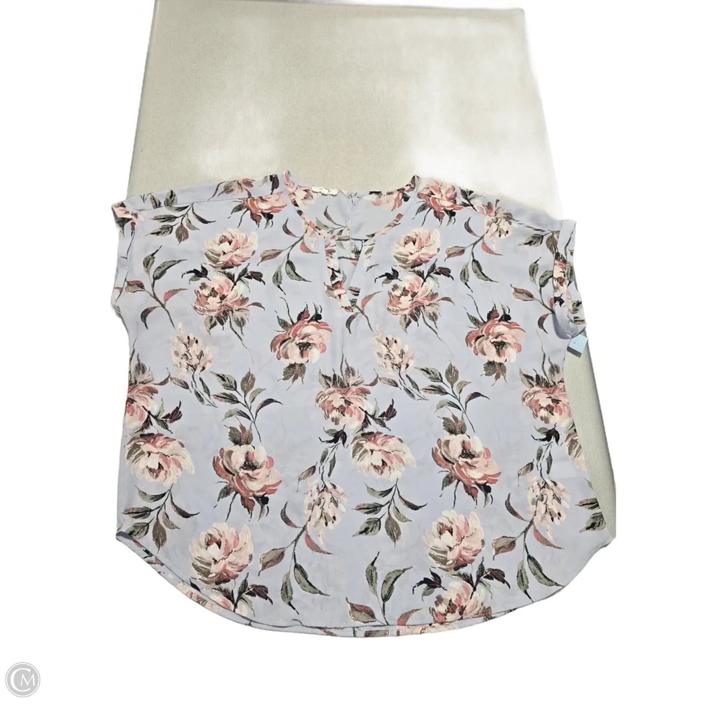 Top Short Sleeve By Maurices In Blue, Size: Xxl