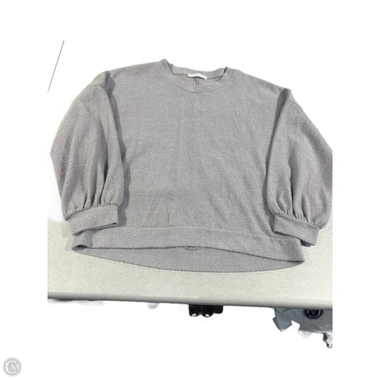 Top Long Sleeve Basic By Chris And Carol In Grey, Size: M