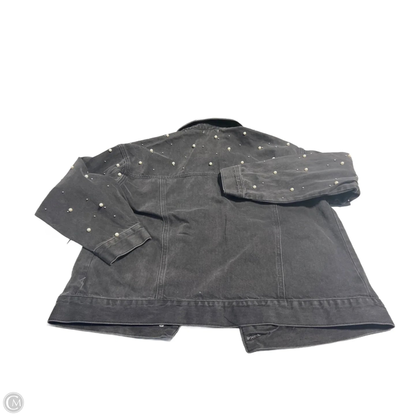 Jacket Denim By Forever 21 In Black, Size: S