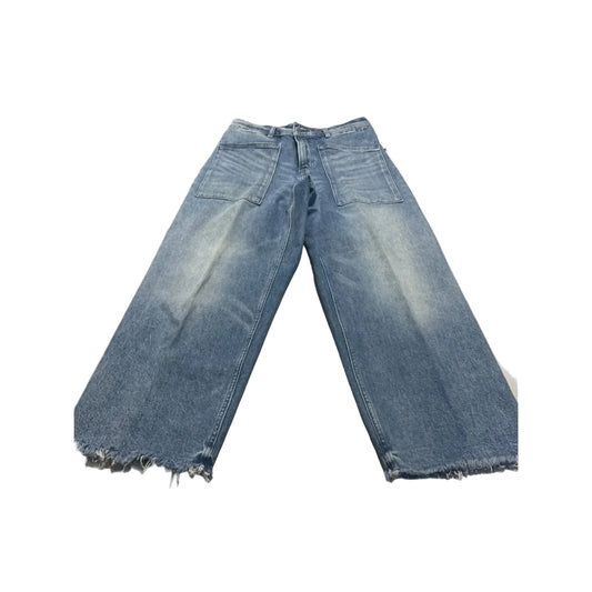 Jeans Wide Leg By Lucky Brand In Blue Denim, Size: 8