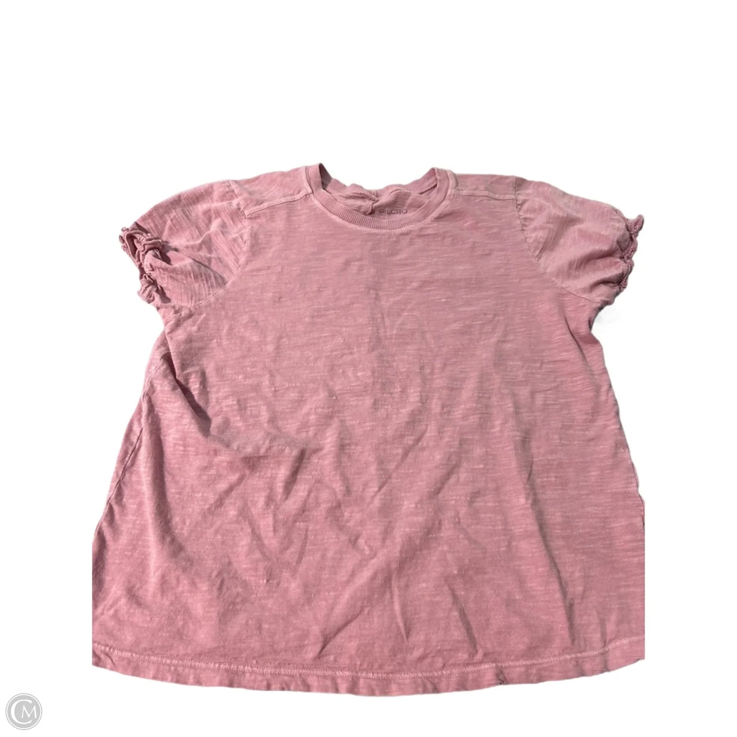 Top Short Sleeve By Pilcro In Pink, Size: S