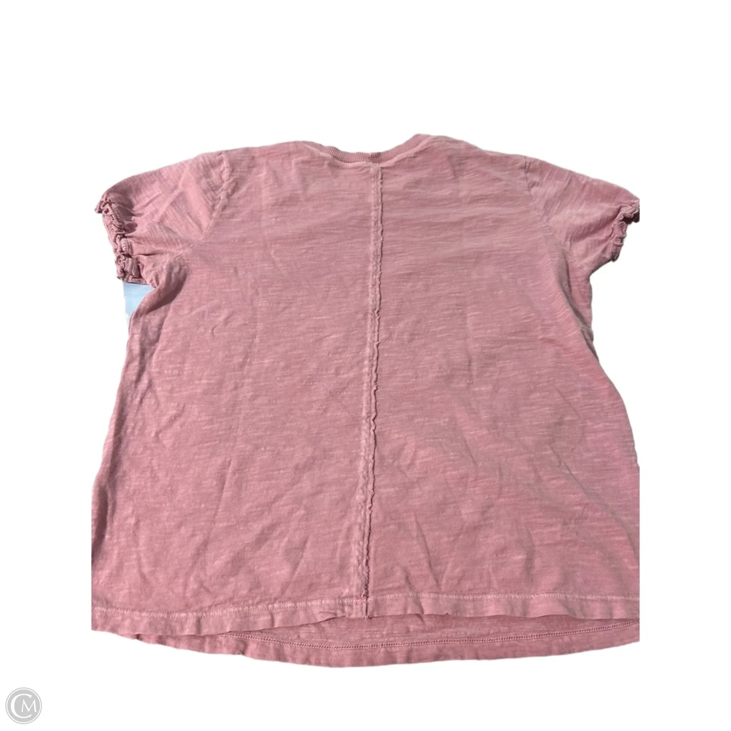 Top Short Sleeve By Pilcro In Pink, Size: S